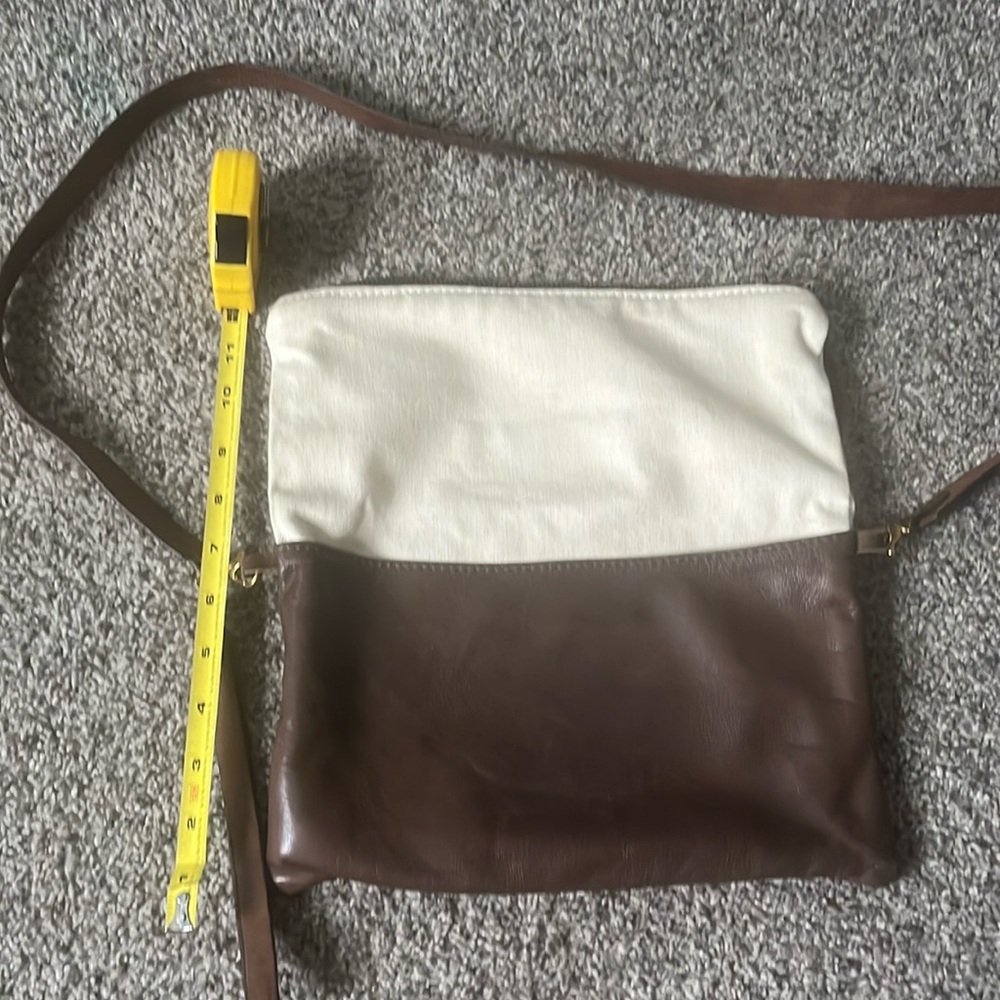 Handbag- canvas and leather- Trades of Hope